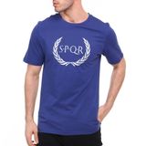 S.P.Q.R Erkek%100 Pamuk T-Shirt ARES İNDİGO İNDİGO L