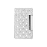 S.T. Dupont Initial Guilloche Gümüş Daire İşlemeli Puro Çakmağı 20844