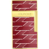 S.T. Dupont Lacquered Biggy Monogram Kırmızı Puro Çakmağı 25078