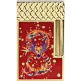 S.T. Dupont Ligne 2 Dragon Burgundy/Gold Puro Çakmağı 16526