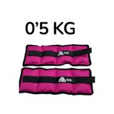S ZEYREK 0.5 Kg× 2 Adet Toplam 1kg El Ayak Bilek Kas Güçlendiriçi Ağırlık Seti Kum Ağırlık Torbası