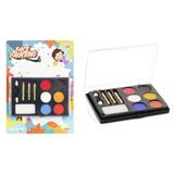S00002592 Yüz Boyası 3 Kalemli 6 Renkli Krtl-Sun