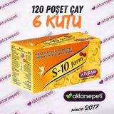 S10 Kiraz Saplı Elma Aromalı Form Çayı 120 Poşet Çay