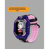 S10 Mor Çocuk Takip Saati Elektronik Bariyer ve Sesli Mesaj Destekli Midastech - Standart - Çok Renkli