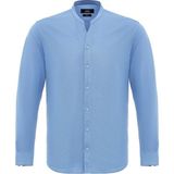 S13 Store Erkek Hakim Yaka Uzun Kollu Slim Fit Gömlek - Mavi