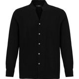S13 Store Hakim Yaka Uzun Kollu Erkek Gömlek - Siyah