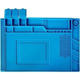 S160 Isıya Dayanıklı Manyetik Silikon Tamir Pedi Mıknatıslı Saklama Bölmeli - 45X30cm