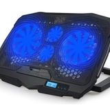 S18 Yükseklik Ayarlı 4 Led Fanlı Ayarlanabilir Laptop Soğutucu Notebook Standı