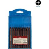 S2 Ph2 Bits Uç – 75 mm | 10'lu Yıldız Uç Seti – Vidalama Işlemlerinde Maksimum Dayanıklılık
