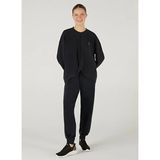 S242152-001 W Soft Touch Crew Neck Siyah Kadın Yuvarlak Yaka Sweatshirt