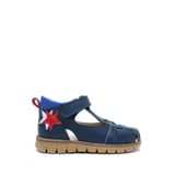 S24V013 Kifidis-Kids Erkek Çocuk Deri Sandalet 25-30 Mavi 25-26