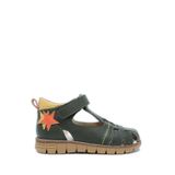 S24V013 Kifidis-Kids Erkek Çocuk Deri Sandalet 25-30 Mavi 30-31