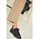 S274048409 Siyah/siyah Kadın Spor Ayakkabı Sneakers - Siyah - Siyah