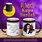 S45751 Kemal Atatürk Devrim Yazılı Sihirli Kupa Bardak