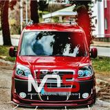 S57 Garaj Fiat Doblo D2 Ön Tampon Eki Fiberglass Boyasız