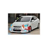 S57 GARAJ HYUNDAİ ACCENT BLUE ÖN TAMPON EKİ FİBERGLASS BOYASIZ
