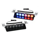 S6 LED Mavi - Kırmızı Çakar Modül Mercekli Çakmaklık Girişli - SİSTEM LED MARKET