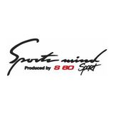 S60 Sports Mind Oto Sticker 30 cm x 11 cm yazı 544