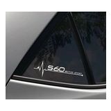 S60 Yan Cam Sticker Oto Kapı Çıkartma Tuning oto 20 cm x 7 cm yazı 545
