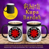 S74178 Red Hot Chili Logo Baskılı Sihirli Hediyelik Kupa Bardak