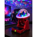 S'82 360° Rgb LED Disco Işığı Ayarlanabilir Başlıklı Güneş Enerjili Projektör Lamba - 0 - Siyah - Belirtilmemiş