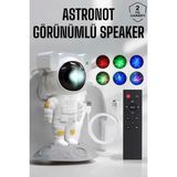 S'82 Astronot Görünümlü Projeksiyon Speaker Taşınabilir