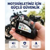 S'82 Taşınabilir Alarm Disk Kilidi Motosiklet Scooter Bisiklet Güvenlik Yeni Nesil - Belirtilmemiş - Ahşap
