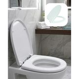 S'82 Universal Klozet Kapak Seti Kaydırmaz Alt Yüzey Kolay Temizlik Banyo Aksesuarı - 000-Siyah - Belirtilmemiş
