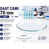 Saat Camı 70 mm 1 Adet