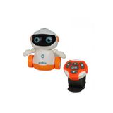 Saat Kumandalı Mini Robot - Program Modu, Işıklı, Hareketli Oyuncak Robot | Plastik malzemeden üretilmiştir.