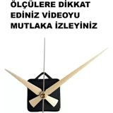 Saat Mekanizması, 14 Mm Şaft Boyu Akar Sessiz Duvar Saati Mekanizması,