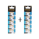 Saat Pili Ag9 Alkaline LR45 10'lu Paket - 2 Adet Erpilsan Elektronik - 20'li