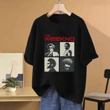 Saat Sonra Hafta Içi Albüm Grafik T Shirt Erkek Kadın Vintage Hip Hop Streetwear Boy Kısa Kol - Siyah - XL