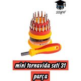 Saatci Tornavida Seti 31 Parça Kutulu