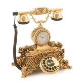 Saatli Güllü Varaklı Klasik Telefon