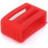 Saatse Saat Plastik Kordon Tutucu Kayış Köprüsü Halka Askı - 22 mm - Kırmızı