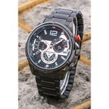 Saattino Çelik Kordon Erkek Kol Saati Yeni Sezon Detay Kadran Analog Model ST-304209 - Siyah