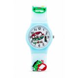 Saattino Erkek Çocuk Araba Figürlü Turkuaz Analog Silikon Kordon Kol Saati ST-304438