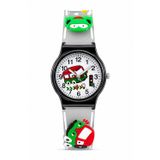 Saattino Erkek Çocuk Siyah Kasa Füme Silikon Kordon Araba Desenli Analog Kol Saati ST-304443
