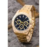 Saattino Erkek Kol Saati Çelik Kordon Çelik Kasa Spor Gold Renk ST-304248 - Sarı
