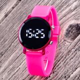 Saattino Fuşya Renk Genç Kız Saati Led Watch Dijital Kol Saat ST-304315