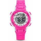 Saattino Kız Çocuk Pembe Dijital Spor Silikon Kordon Kol Saati ST-304432 - Fuşya