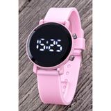 Saattino Pembe Renk Çocuk Saati - Saat Öğretici Led Watch Kadran Kız Çocuk Saati ST-304312