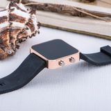 Saattino Rose Renk Led Ekran Siyah Silikon Kordonlu Yetişkin Kız Kadın Unisex Kol Saat ST-303724