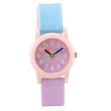 Saattino Şeker Desenli Açık Pembe Kız Çocuk Kol Saati Analog Saat ST-304417