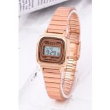 Saattino ST-304234 Retro Serisi Küçük Kadran Rose Renkli Çelik Kordon Kadın Kol Saati