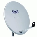 Sab 65 cm Beyaz Çanak Anten