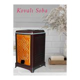 Sabah Seher önden havalı köşeli kovalı uyuyan soba odun kömür talaş sobası