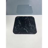 Saban 22x22cm - Siyah Mermer, Cam Kesme Tahtası - Sunumluk - 0 - 99 ml