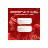 Saban 2x500 Gram - Kırmızı Meyve Kokulu, Nem Alıcı Rutubet Ve Küf Önleyici Yedek Tablet